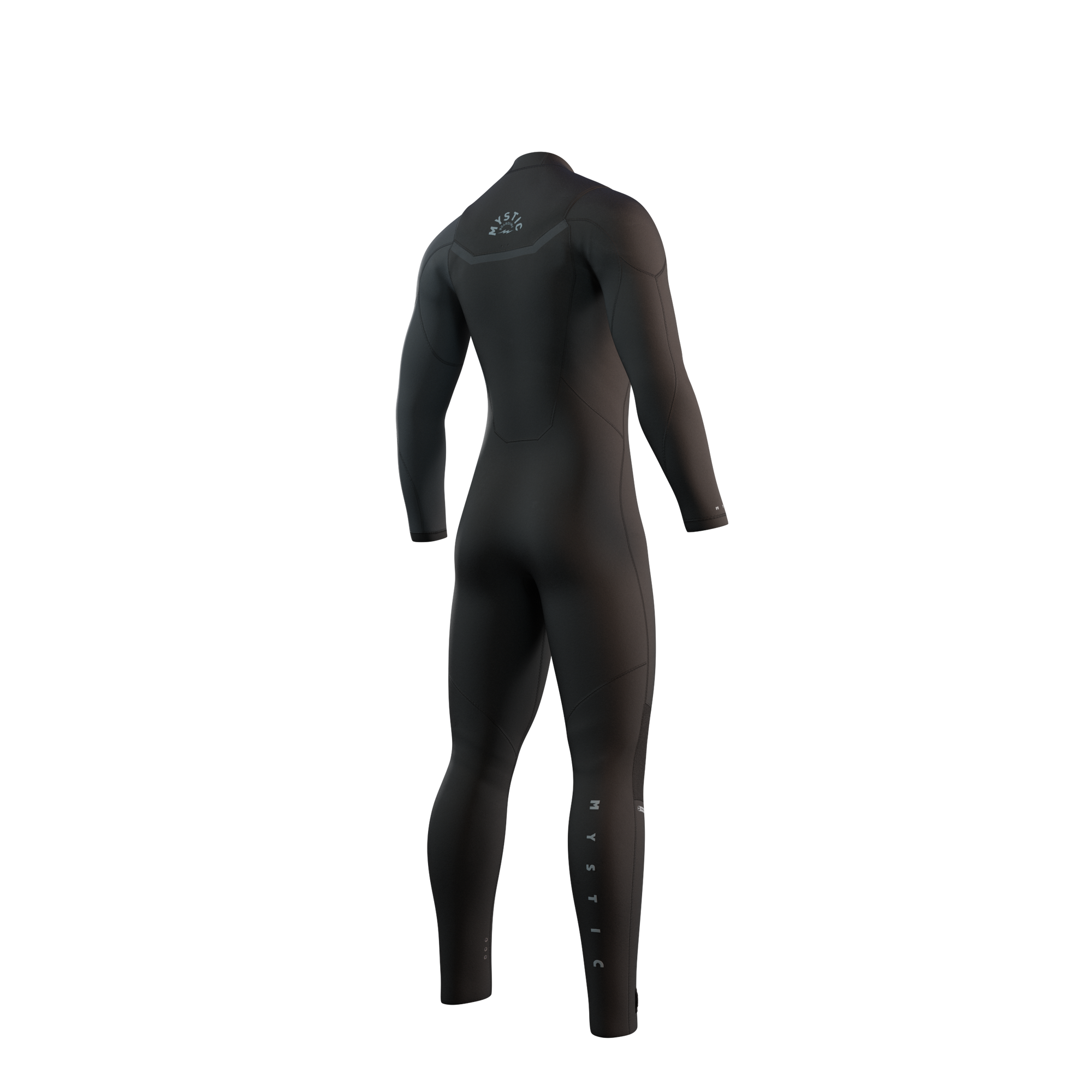 2022- Mystic- Mens Marshall Fullsuit 4/3mm Front zip- Black/Grey