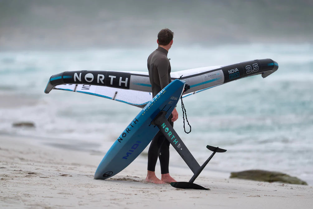 North MIDI- Mid Length Crossover Board- Wingfoiling/ Parawing/ downwind foil drive- Foildrive compatible