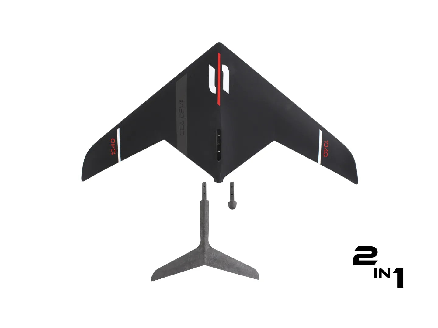 SD1040 - SABFOIL Sea Devil 1040 | Light Wind Modular Hydrofoil 2-in-1