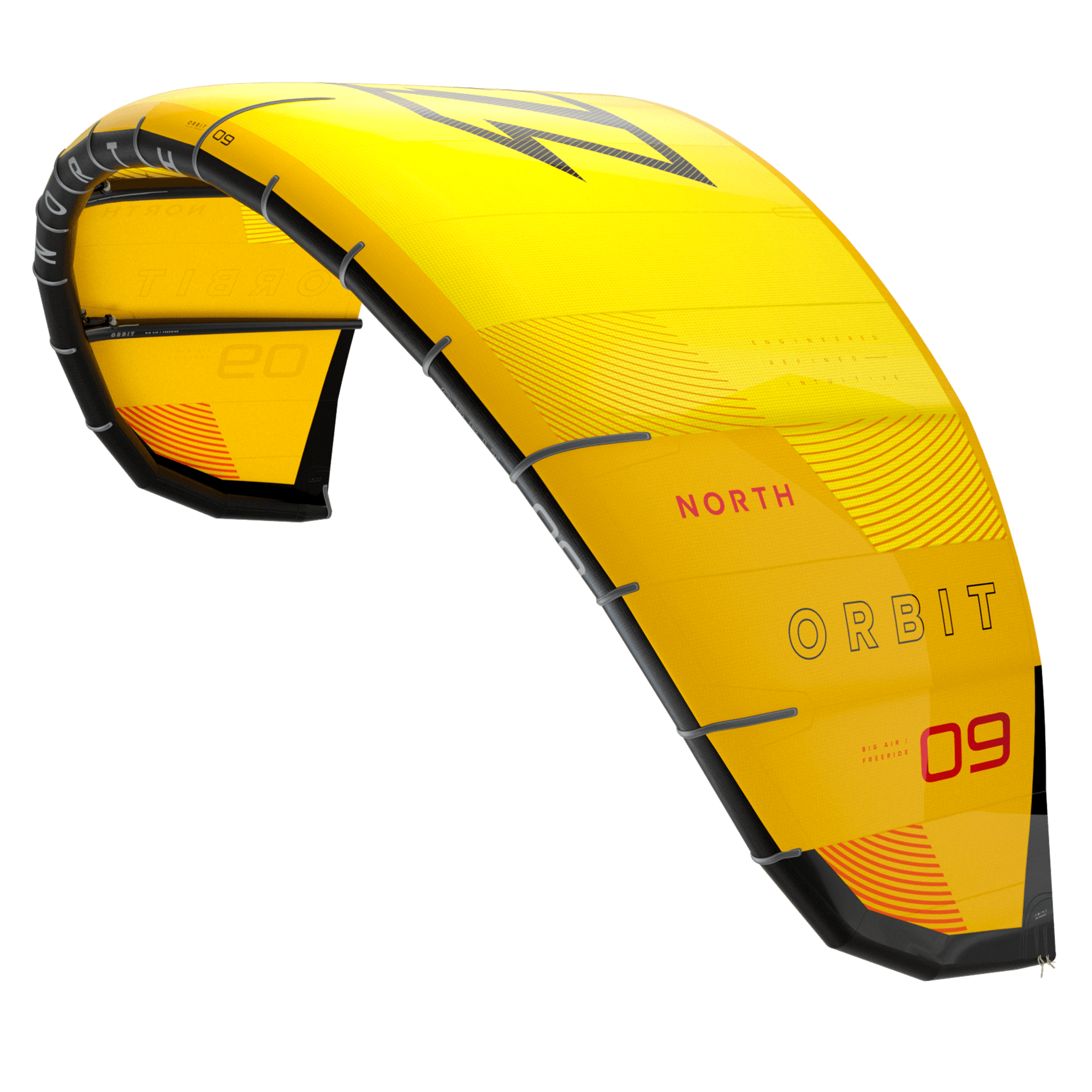 North Orbit 2023 Brand New Design - 9m (King of the Air- Sunset Yellow)