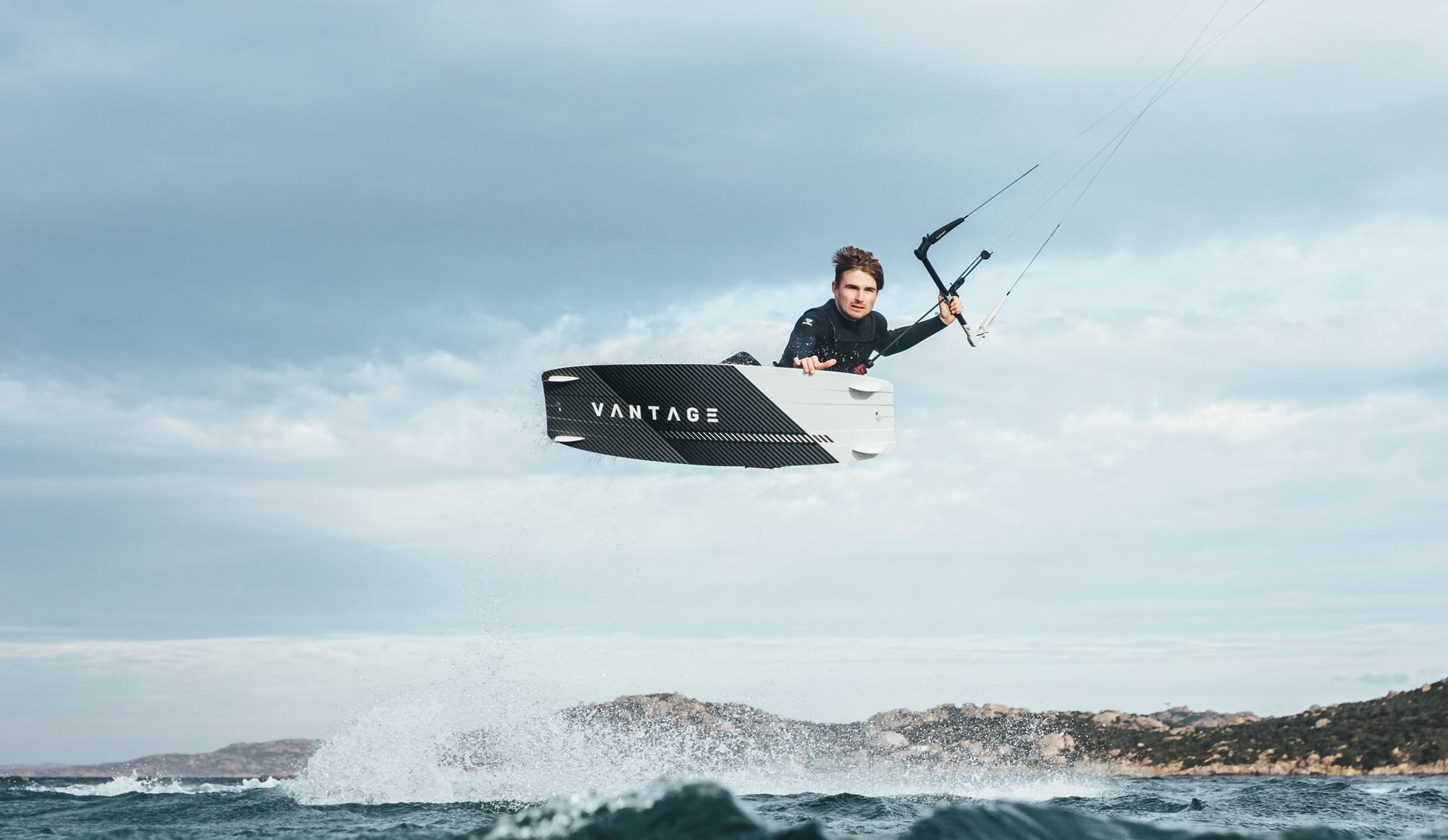 Vantage Inertia Gen 2 Kiteboard- 136cm (Incl Handle & Fins Set)