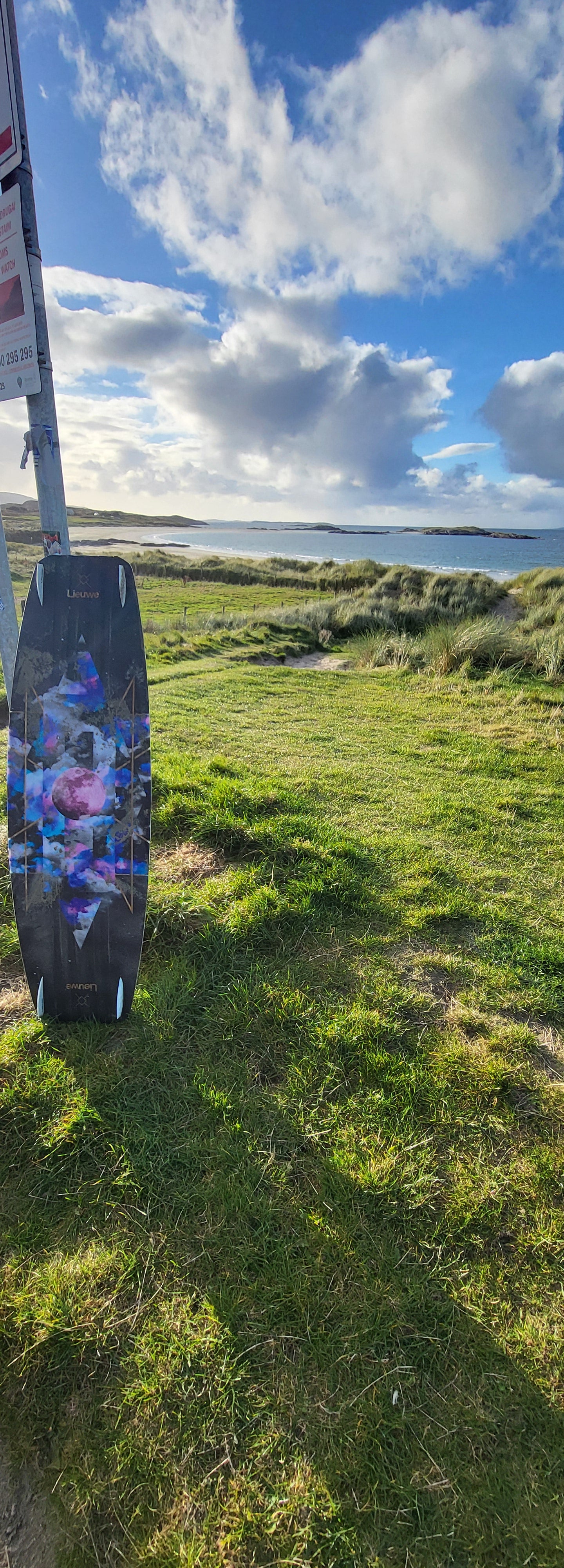 LIEUWE- Shotgun 1st ride on the West Coast- custom kiteboards- Paddyintheelements Exclusive Galway