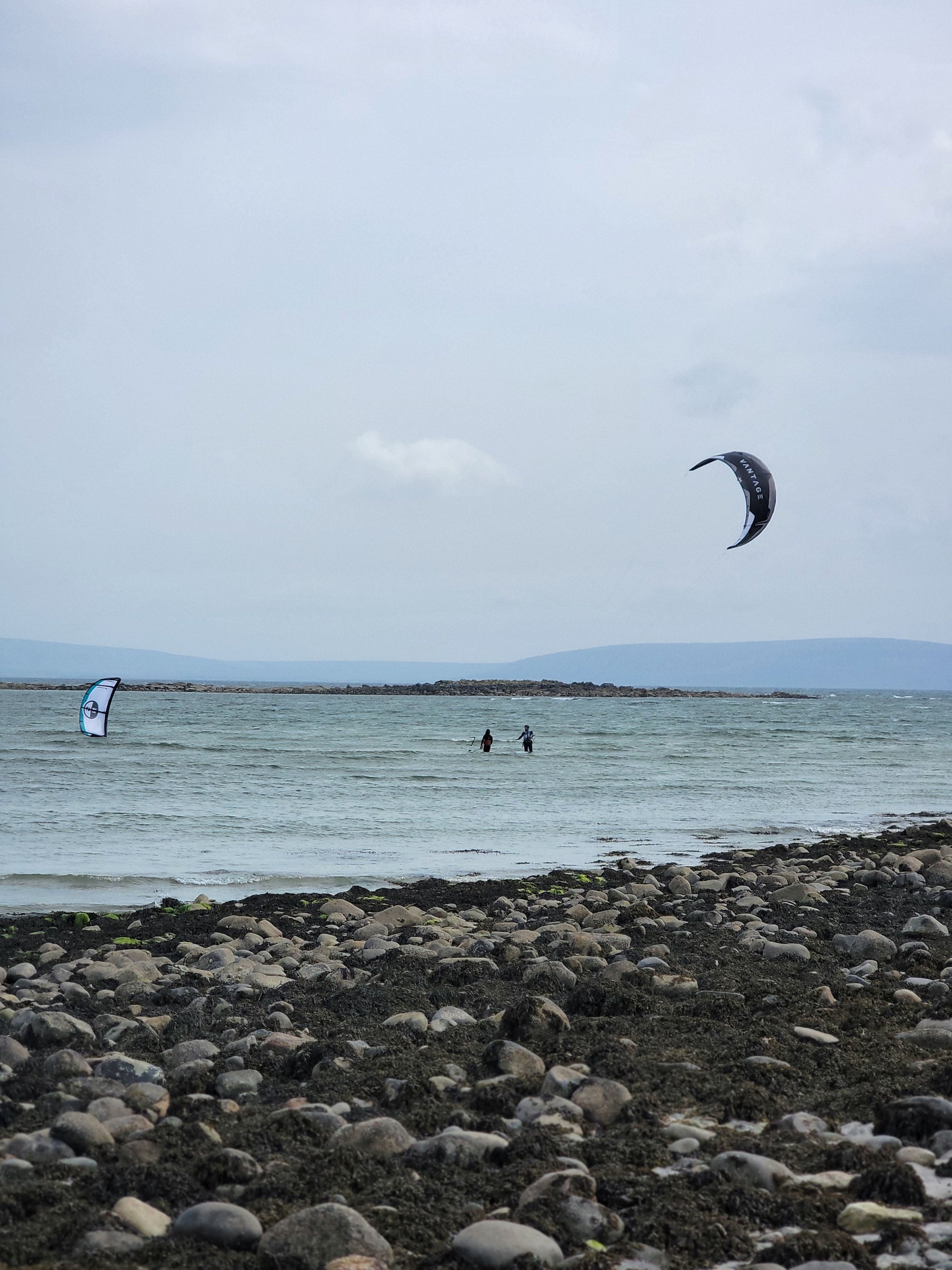 Kitesurfing at Silverstrand, the best learning beach on Ireland's west coast