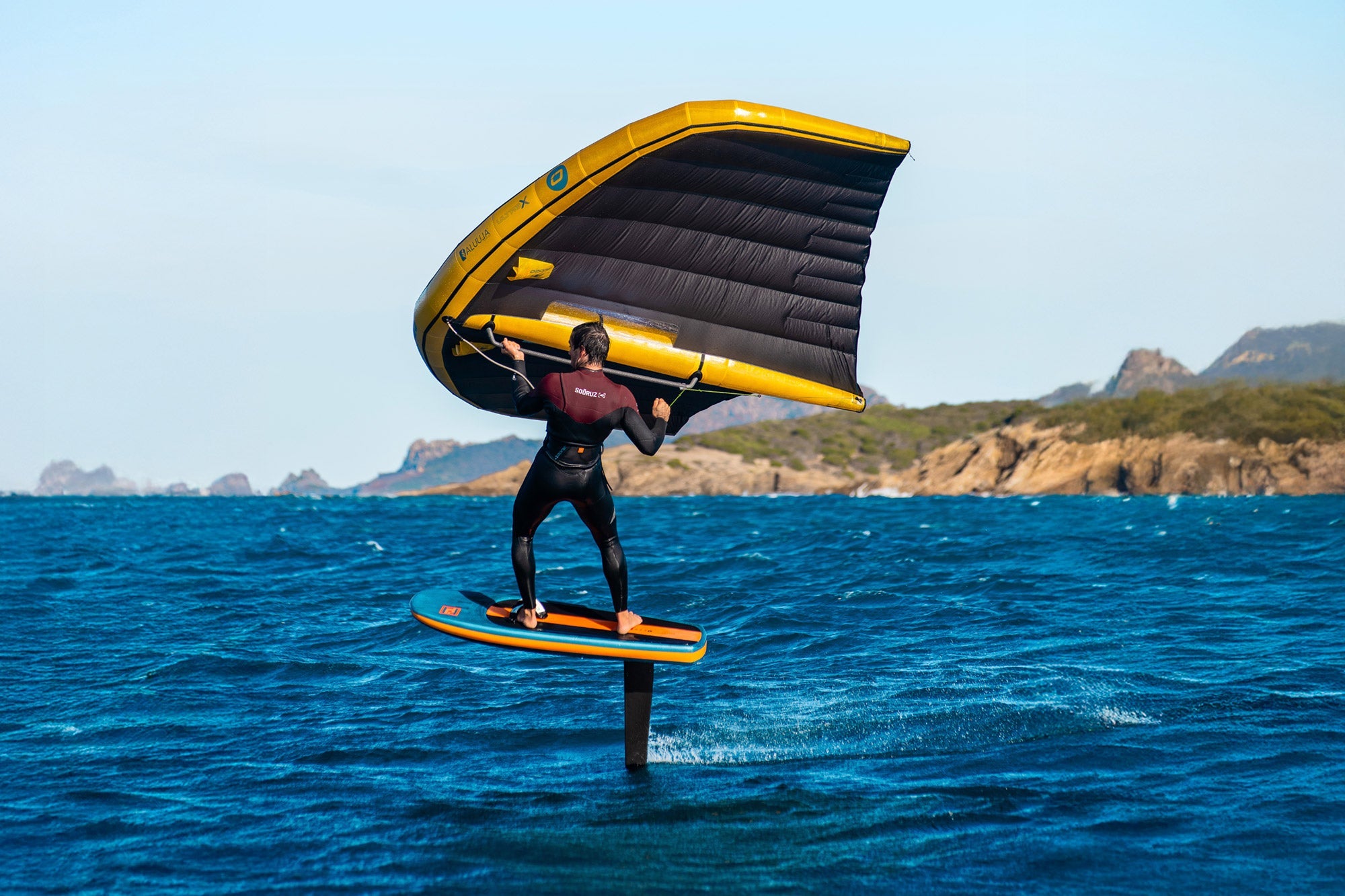Learning to wing foil — often easier to start than kitesurfing, taught at Rusheen Bay, Galway, Ireland