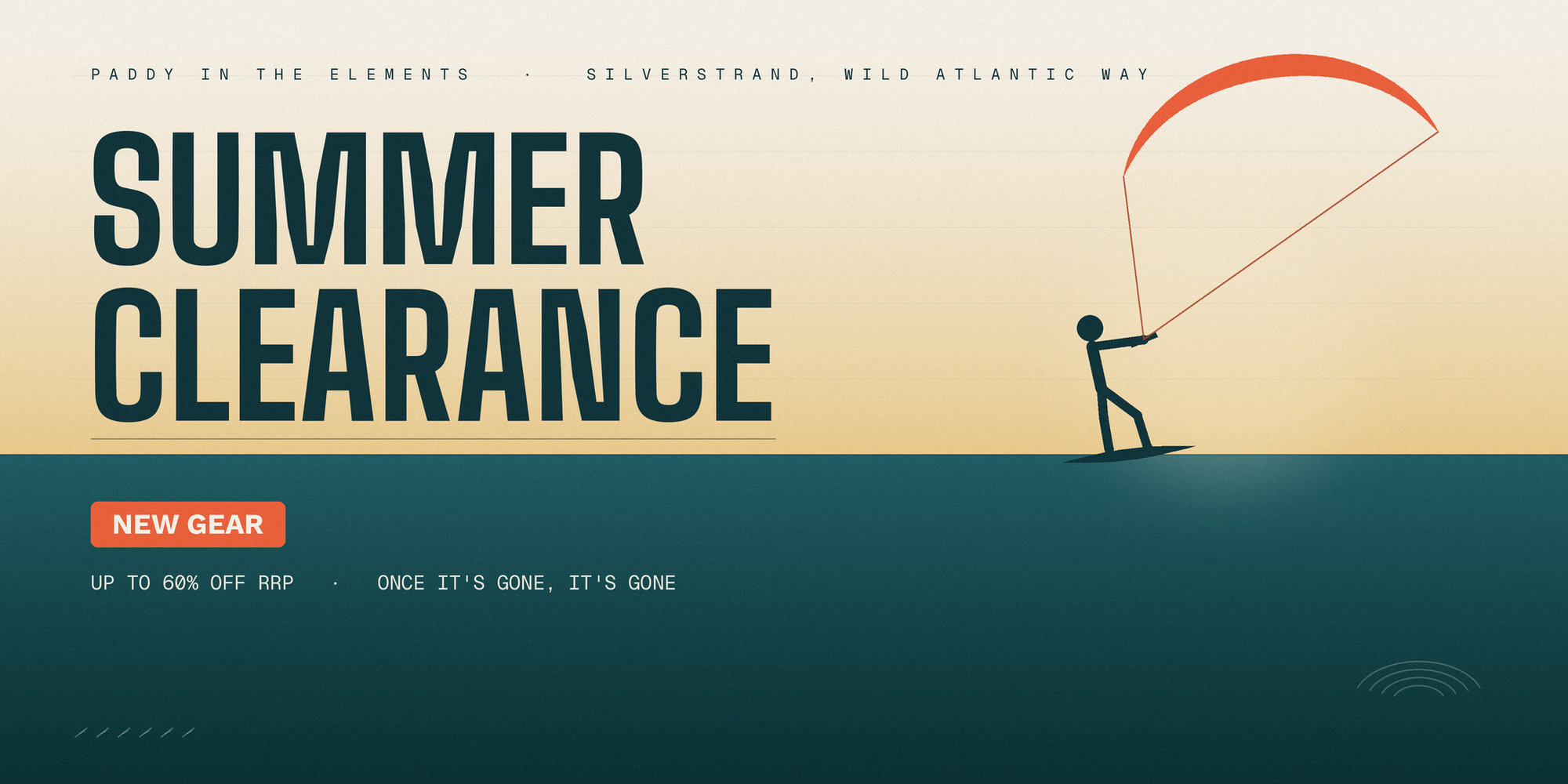 Summer Clearance New Gear - kitesurfer riding at Silverstrand
