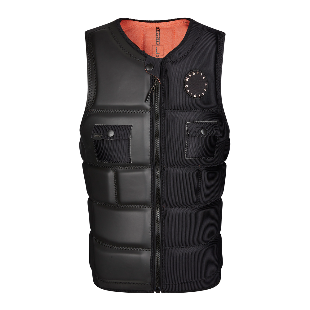 2023- Mystic- VOLT- Impact Vest- Front Zip- Black