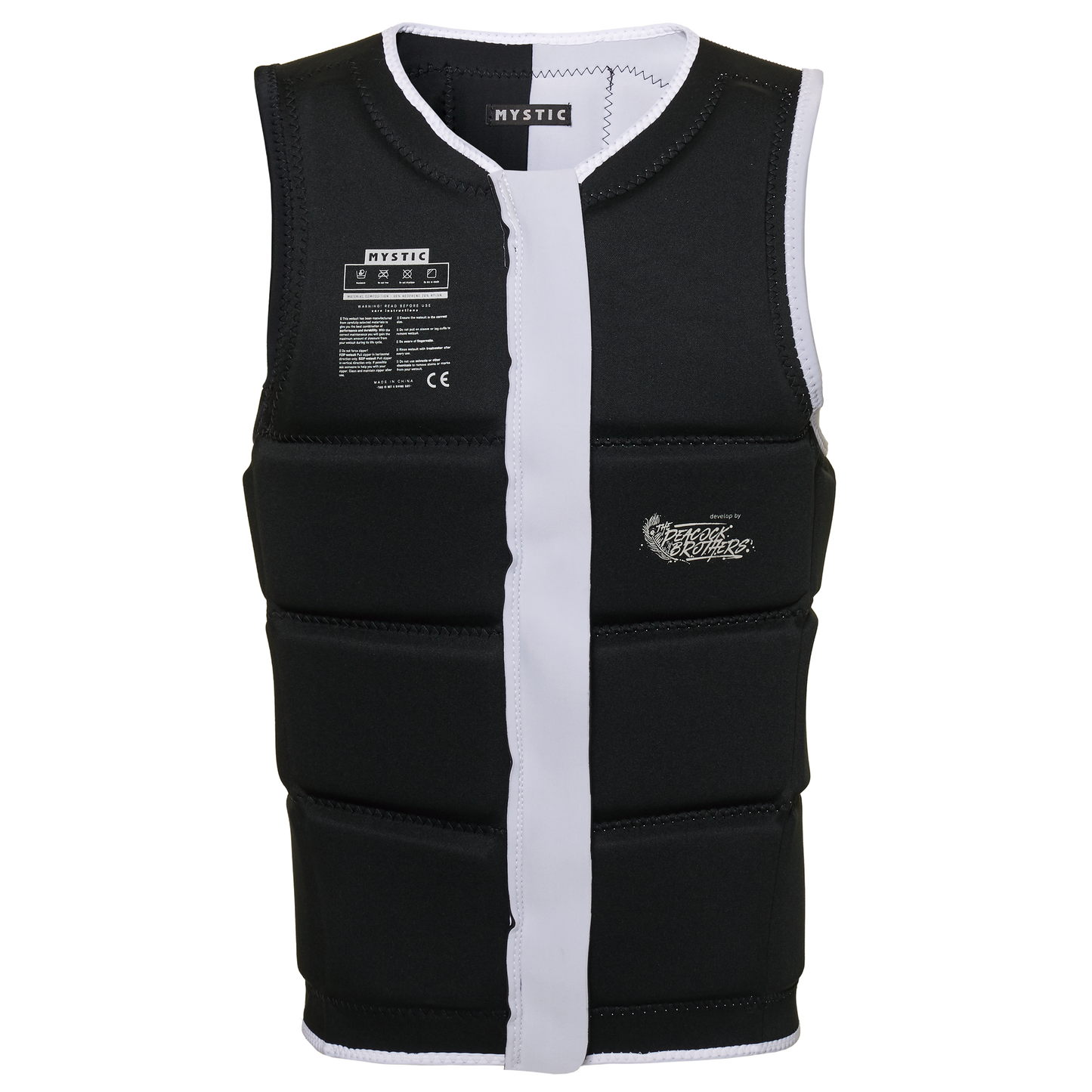 Mystic- PEACOCK Impact Vest- Front Zip- Double Sided