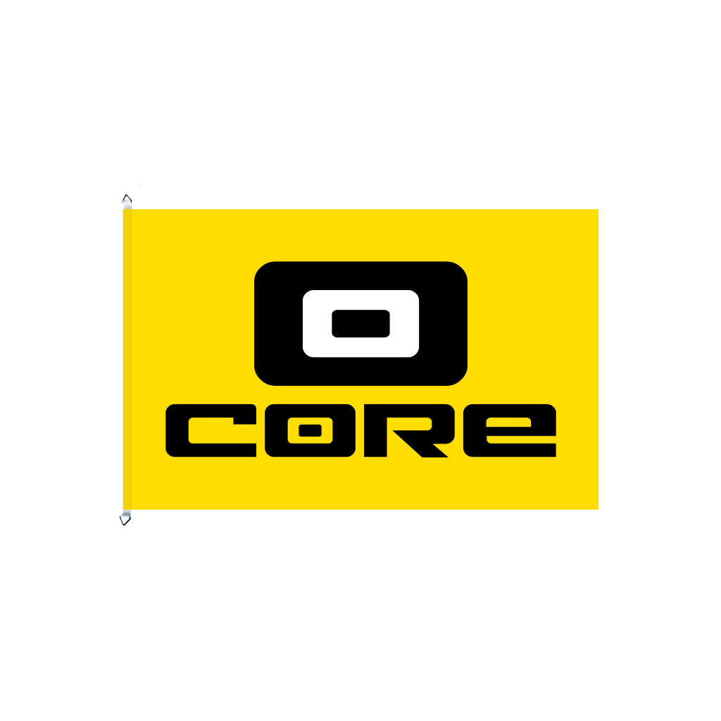 Core flag 100x150 yellow black — Ireland