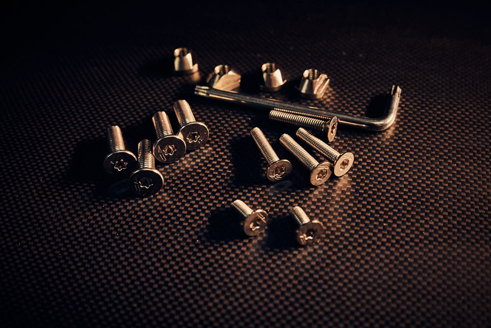 Code Foils stainless bolts