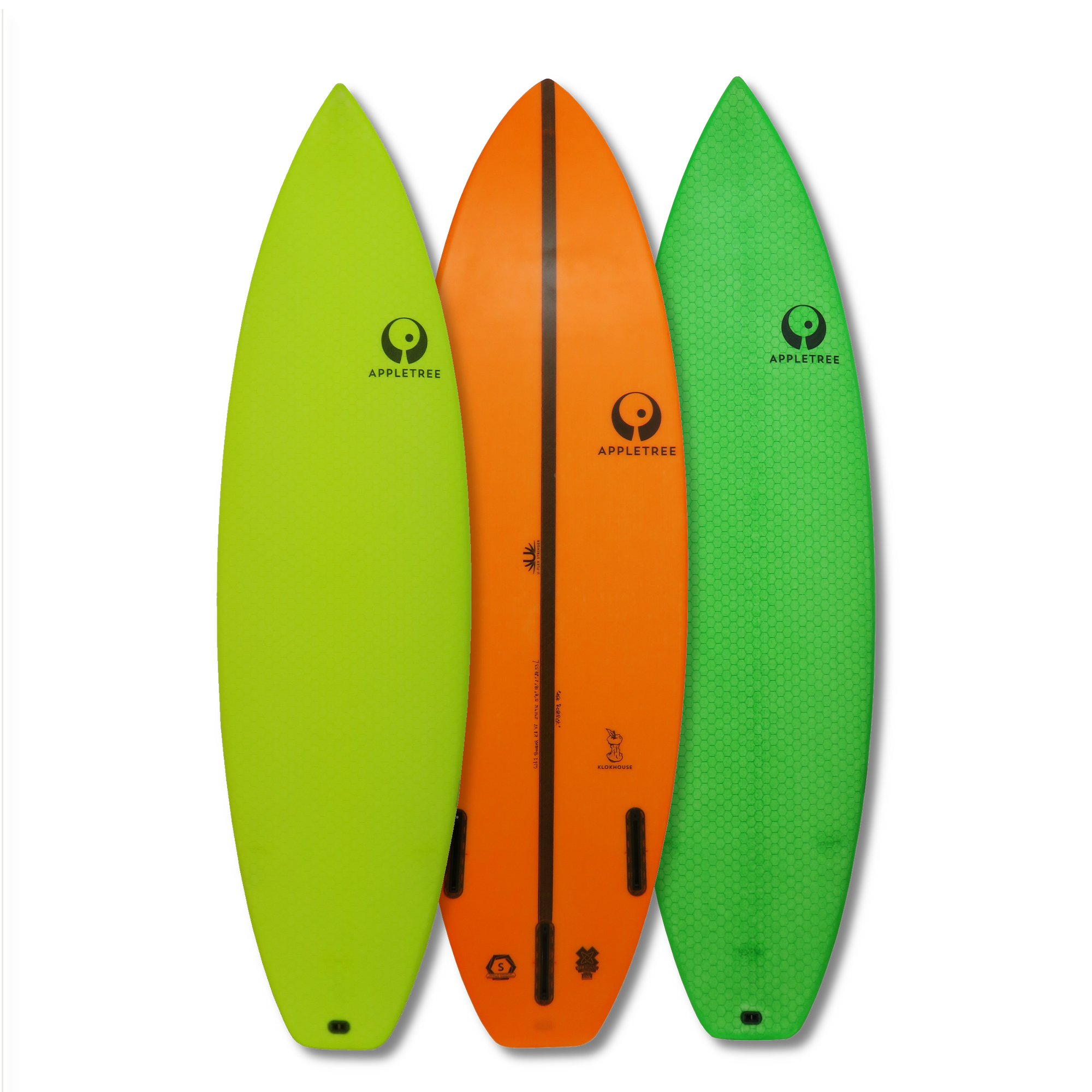 Appletree Klokhouse surfboard - included in package