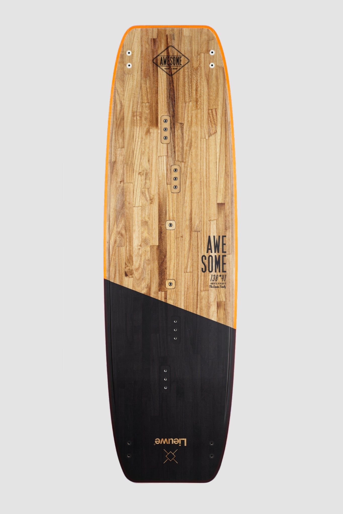 Lieuwe Awe beginner kiteboard - top deck