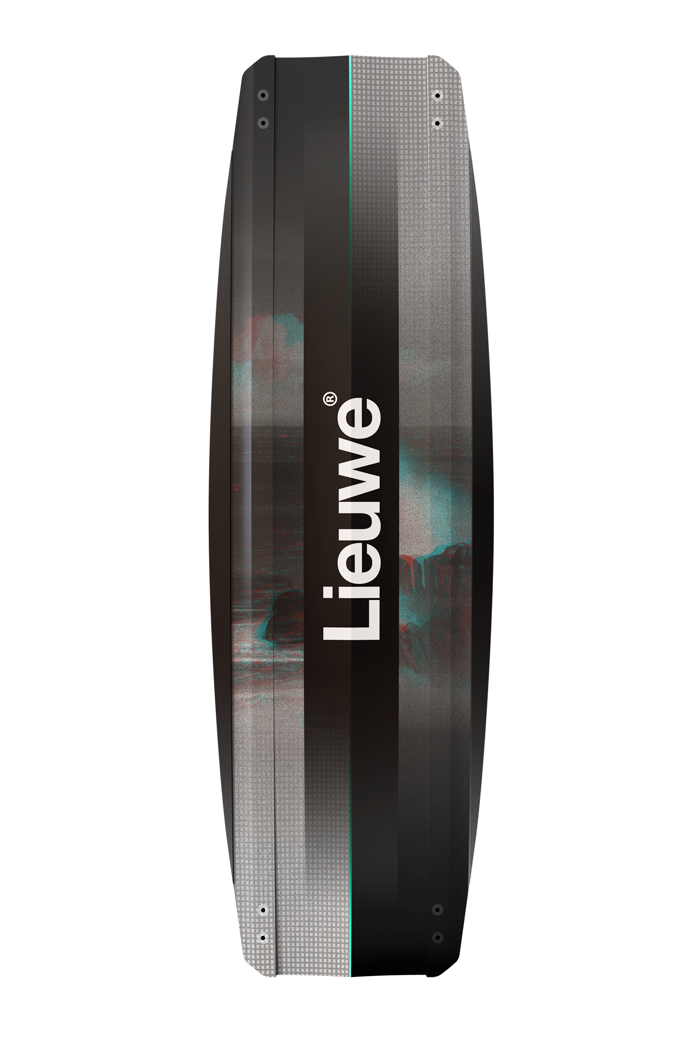 Lieuwe Brute kiteboard – bottom graphic