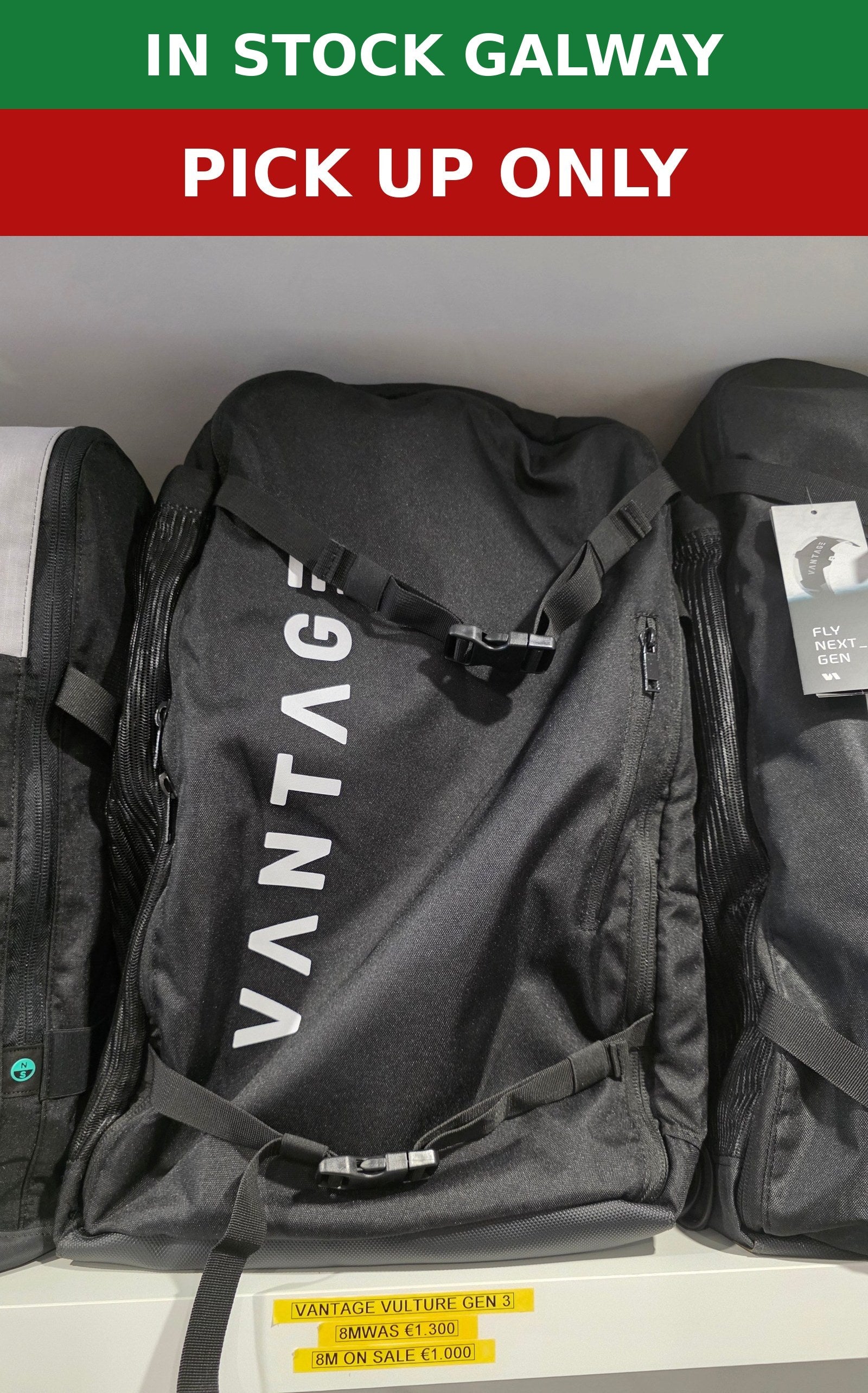 Vantage Vulture Gen 3 8m brand new big air package Ireland