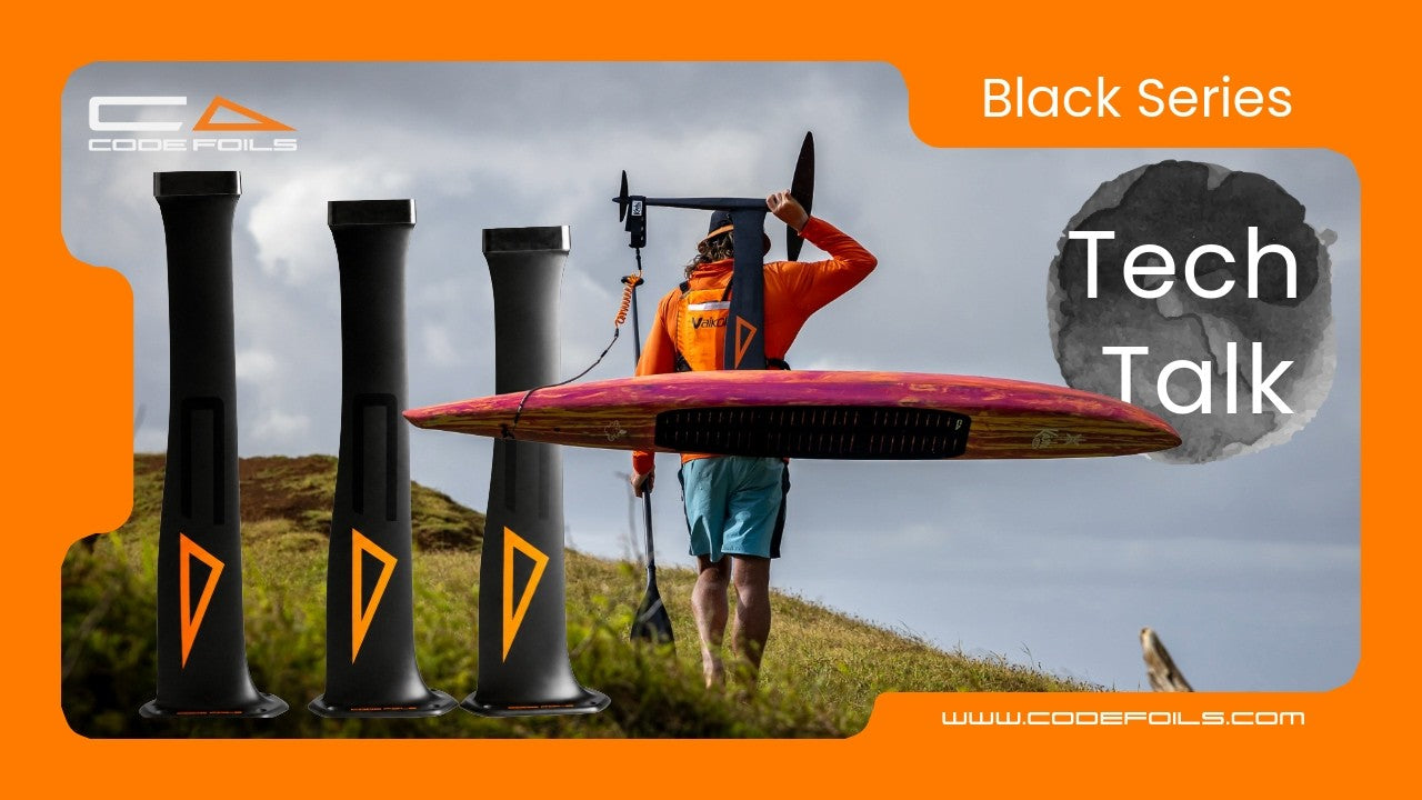 Code Foils Black Series masts — 75cm, 80cm and 85cm