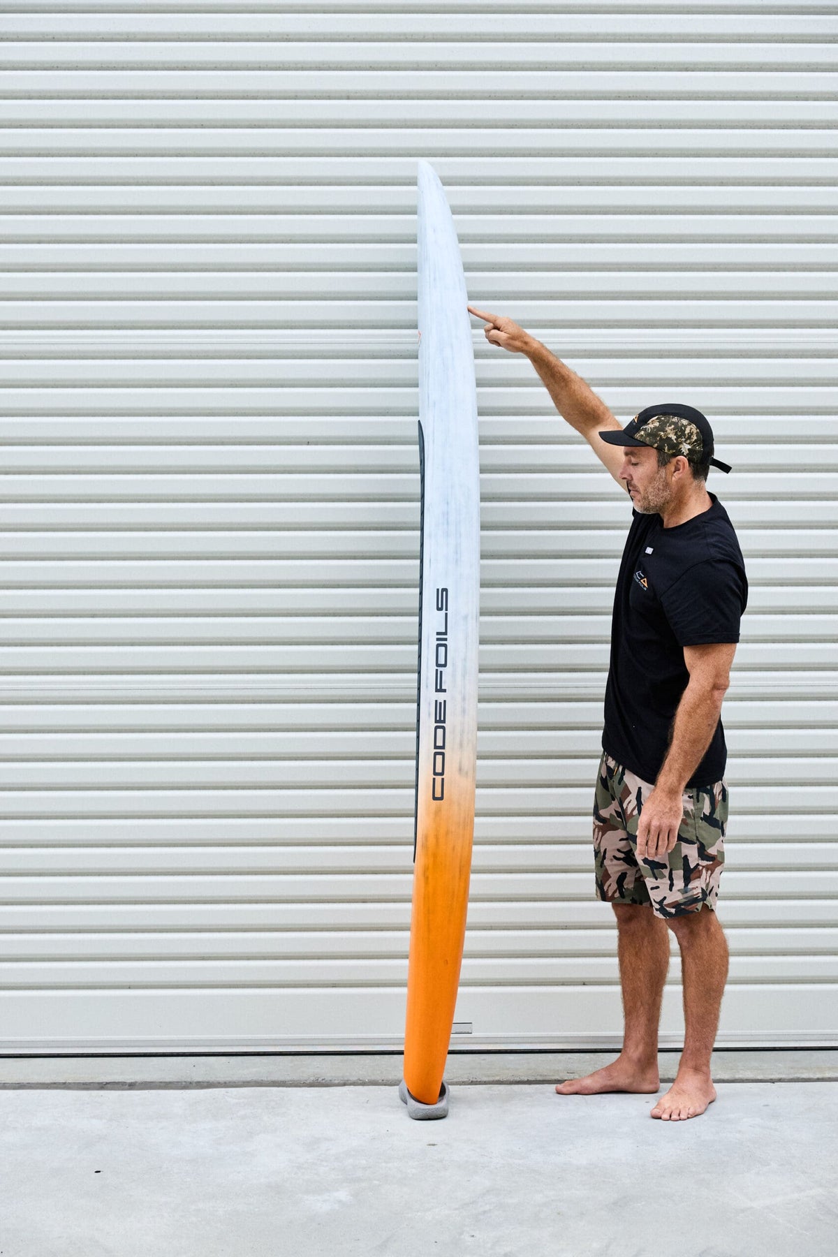 Code Foils Downwind SUP Board – bottom