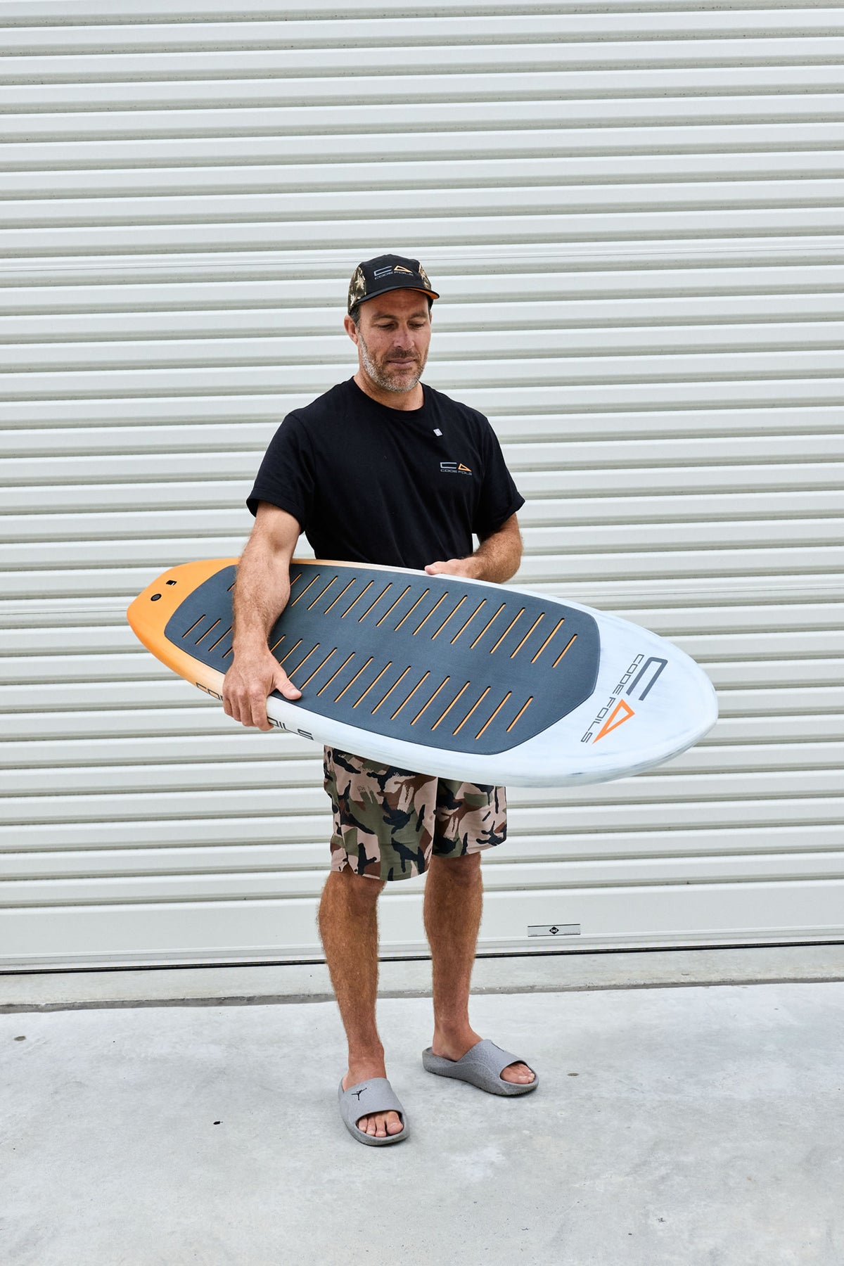 Code Foils Prone Board – with rider for scale