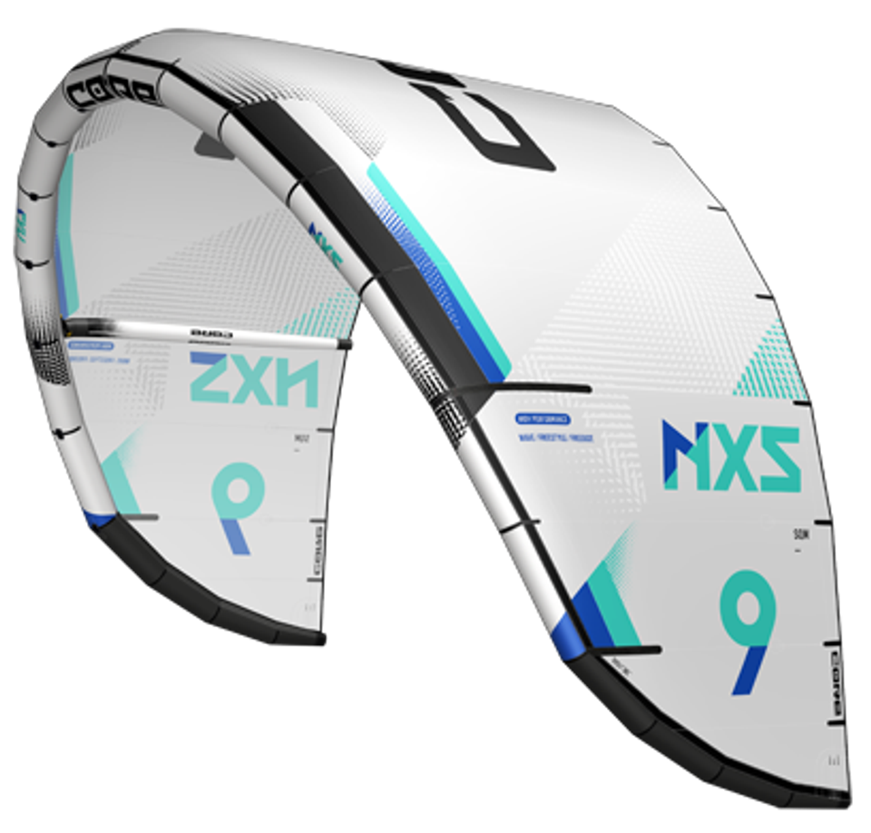 Core NXS kite side profile — all-round wave, freeride and foil kite from Ireland's approved CORE dealer