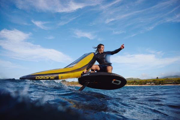 Ozone Flux V3 wing foiling action Ireland