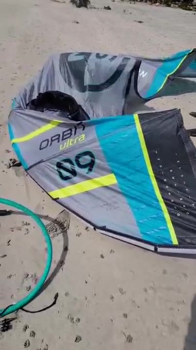 North Orbit Ultra N-u80 9m grey prototype 1 of 1 — first ride on the Wild Atlantic Way, Galway