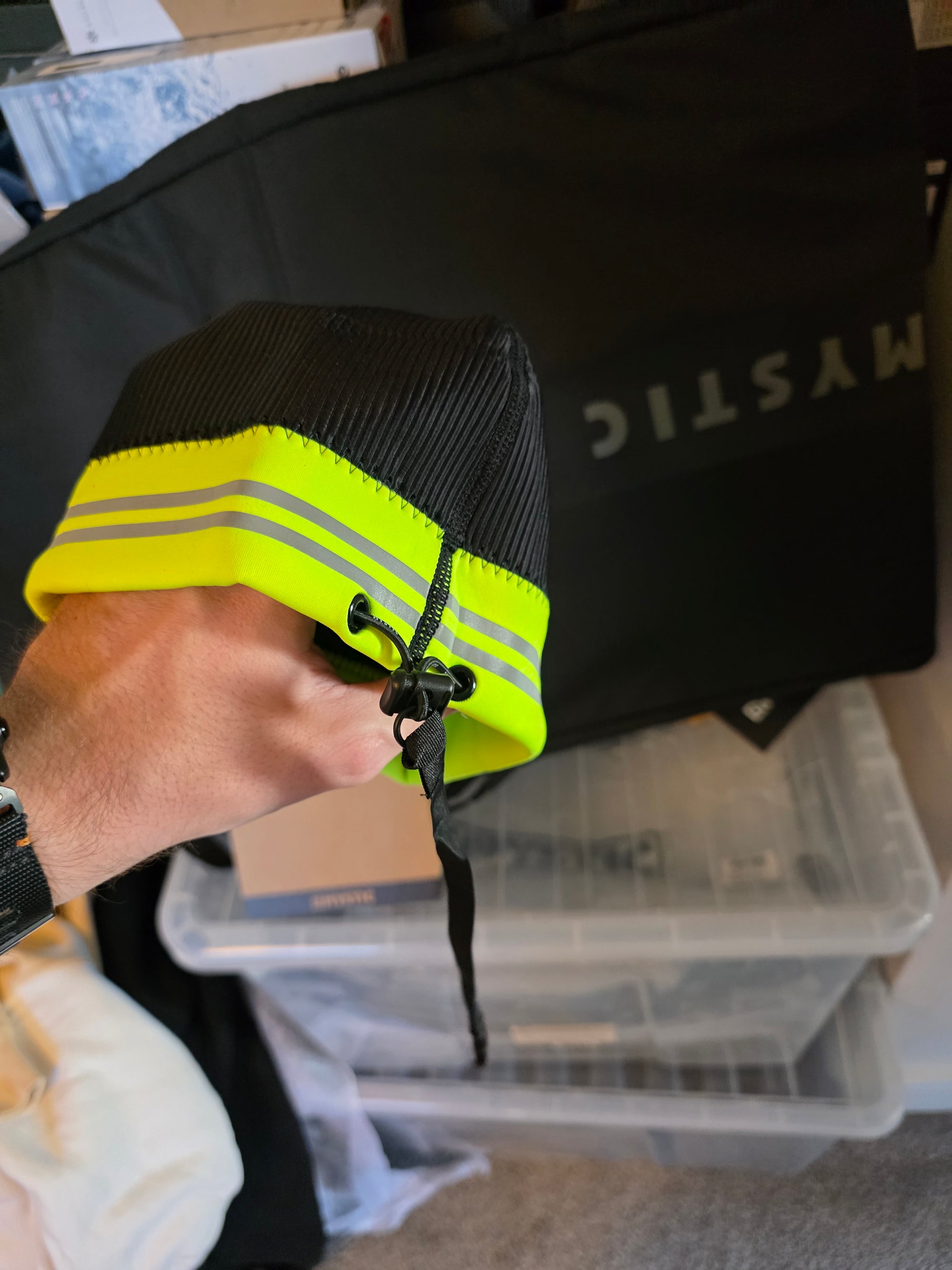 Mystic Reflective Neoprene Beanie 2mm – Flash Yellow
