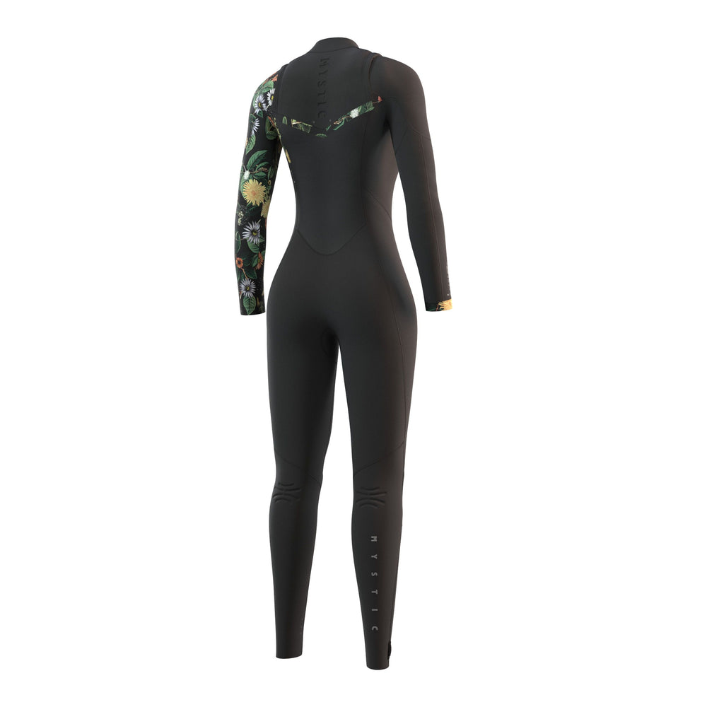 Womens- 2022- Mystic- Jayde Fullsuit 5/4 mm Double Front Zip Black