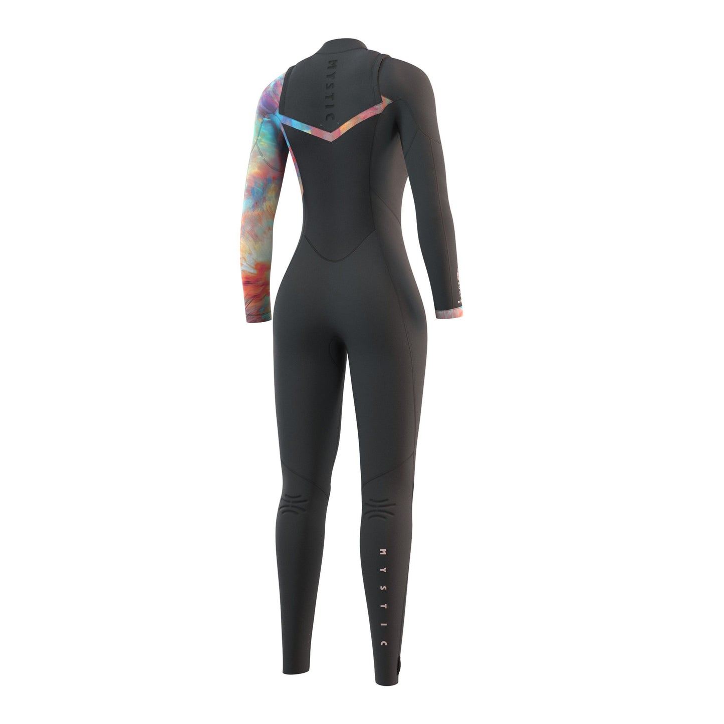 Womens- 2022- Mystic- Jayde Fullsuit 3/2 mm Double Front Zip Black