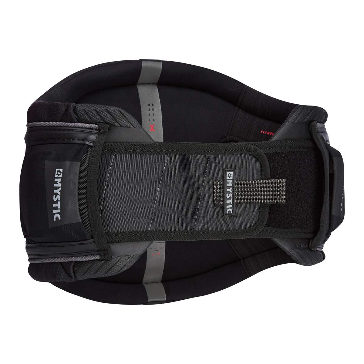 2022- Mystic- Majestic X Carbon Waist Harness- Black/Red- No bar