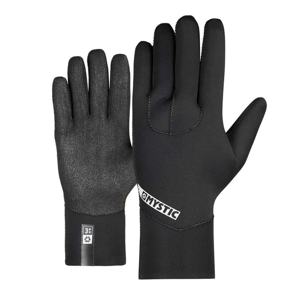 2022- Mystic- Star Glove 3mm 5 Finger- Black